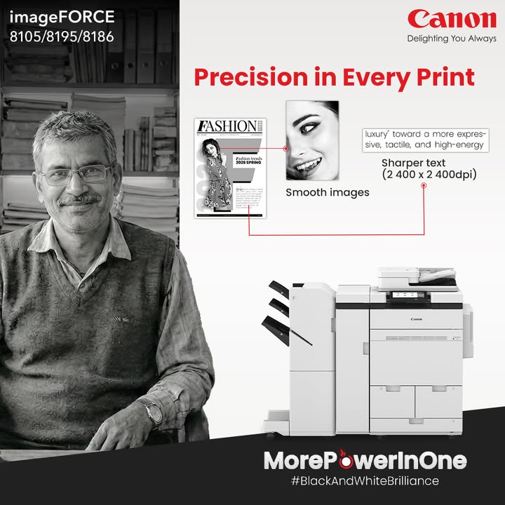 Experience crisp text, smooth image reproduction, and outstanding print quality with the Canon imageFORCE series, built for ...