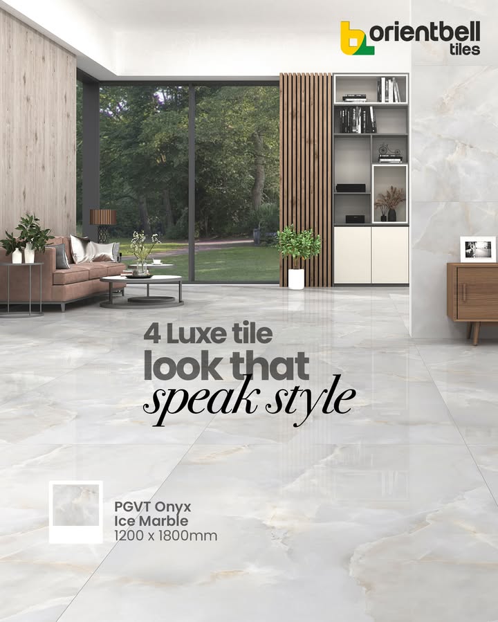 Premium tiles. Premium stories. Explore Orientbells collection and give your living room the makeover it deserves