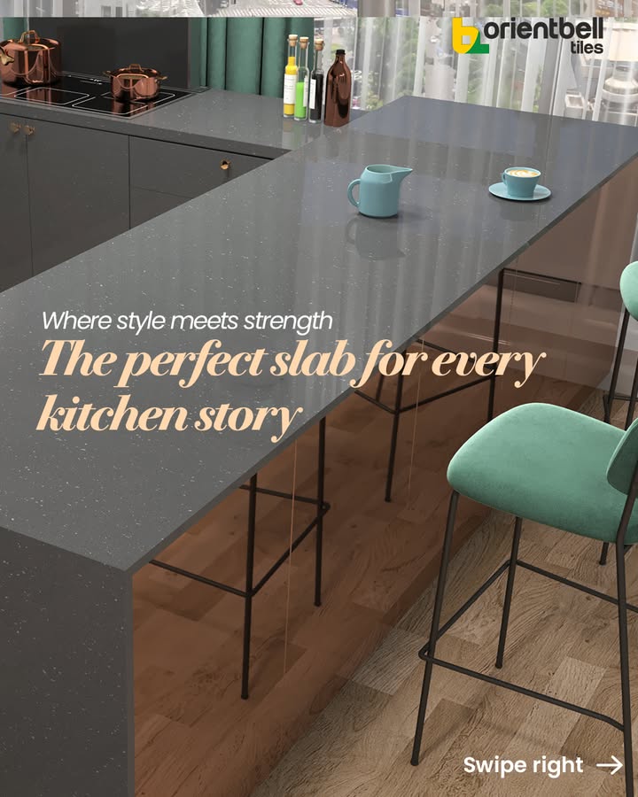 Easy to clean, safe for food, and always shining hygiene served fresh. Slabs that stay as fresh as your recipes. OrientbellTiles InteriorTips Easy to clean, safe for food, and always shining hygiene served fresh. Slabs that stay as fresh as your recipes
