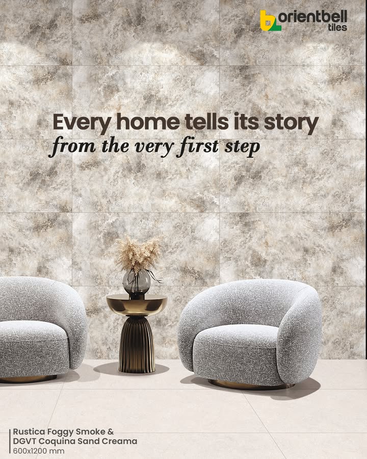 Because first impressions matter let your home speak elegance from the very first step with Orientbell tiles