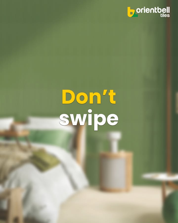 Swipe warnings ignored. Tile obsession activated. Meet the shade that will take over your moodboards.