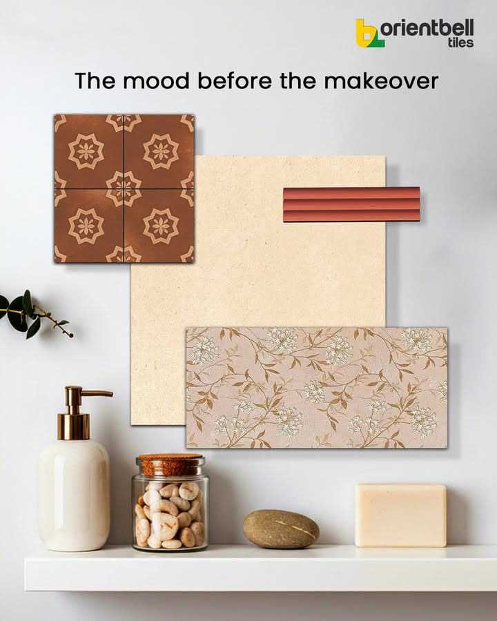 It begins with textures, tones, and thoughts. It ends with a washroom that feels just right