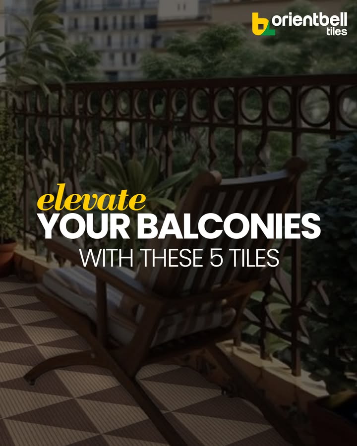Your balcony deserves more than just a view. Elevate it with tiles that turn everyday moments into escapes