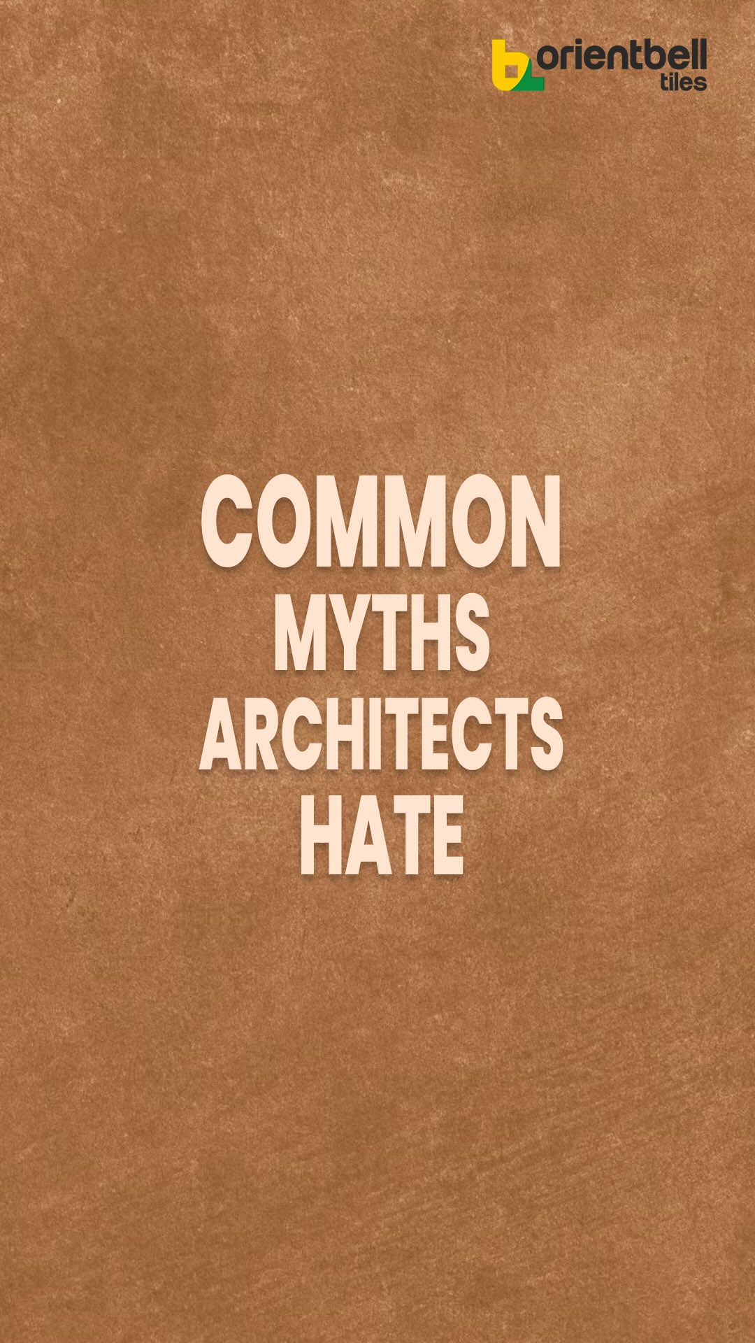 Architects know the truth, most tile rules are just myths. Matte doesnt automatically mean premium
