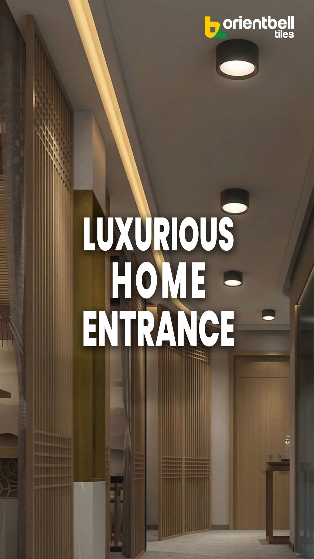 Luxury starts at the entrance Dont miss these 5 things Big Door size. Impactful Flooring. Hidden electricals