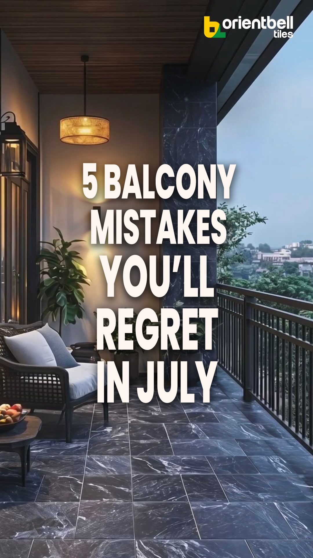 Your balcony tile is a ticking time bomb. Especially in May. 5 mistakes people make and what to use instead