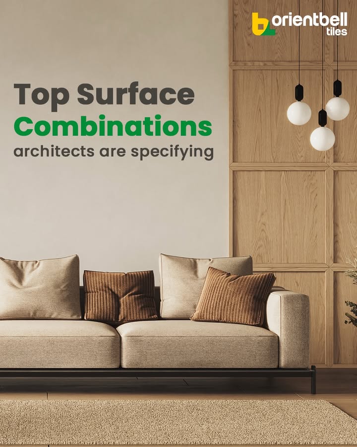The surface combos architects designers are actually specifying this year. Not trends, real project decisions