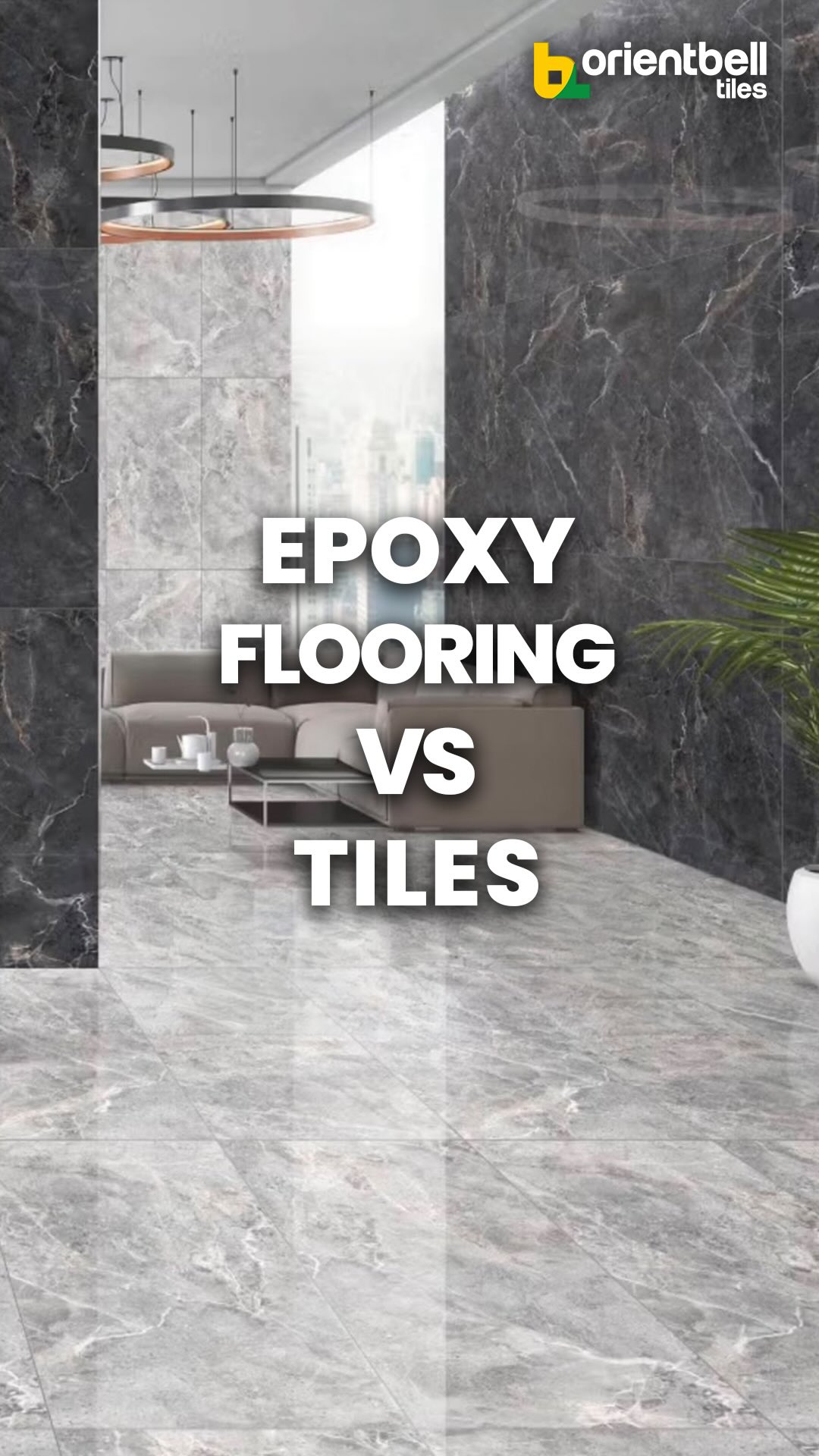 Epoxy floors are trending. Tiles are timeless