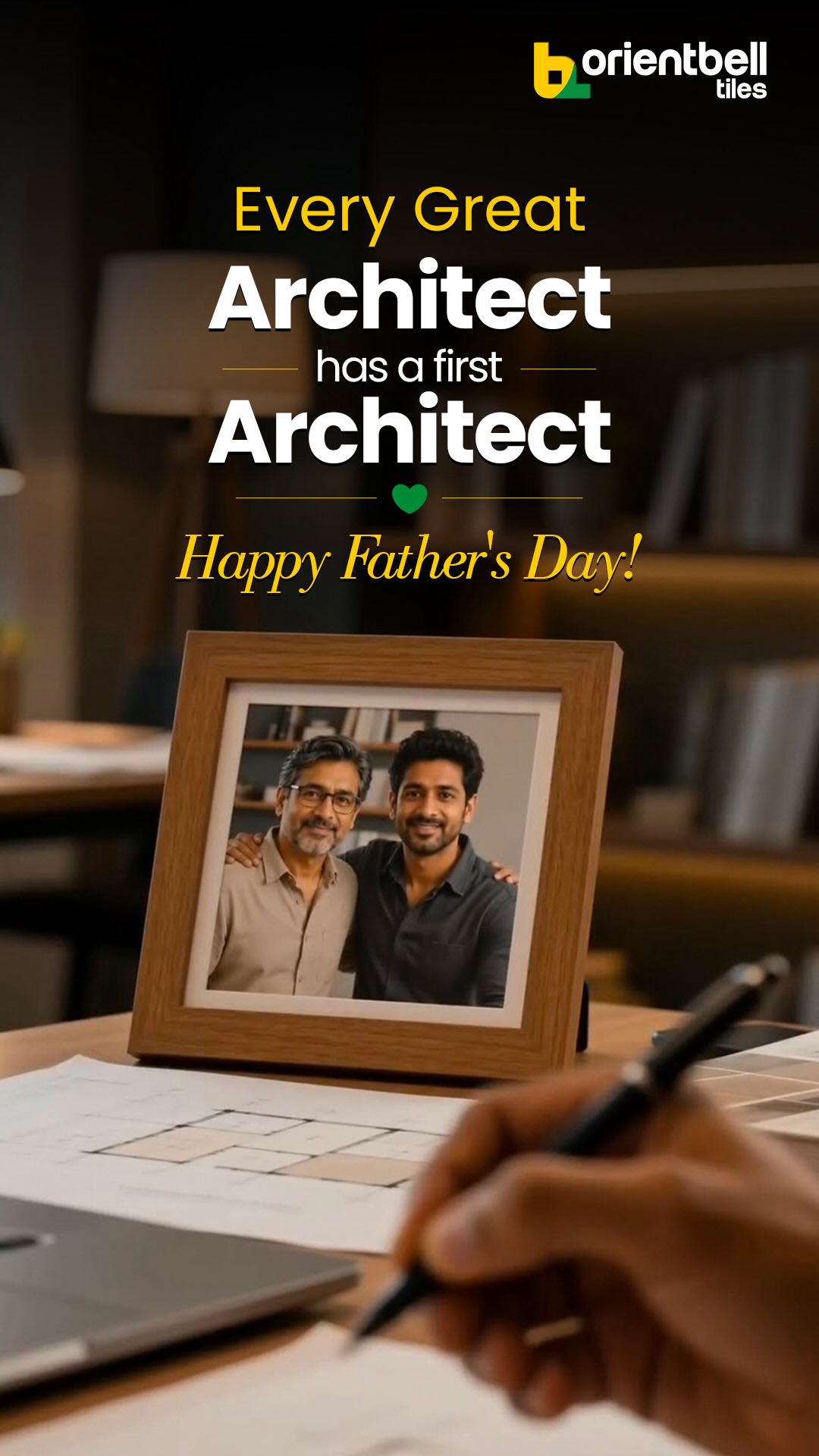 Every great architect has a first architect. The one who built the foundation of who we are