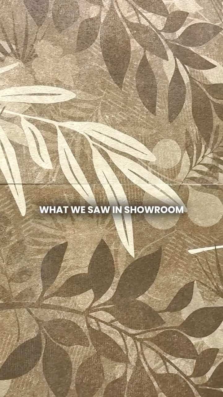 It looked beautiful in the showroom. It looked breathtaking at home