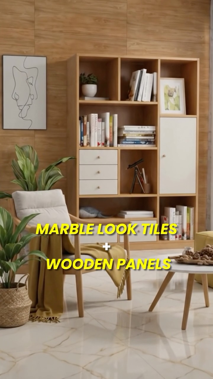 Architects, designing a living room Save these 3 material combinations that never miss