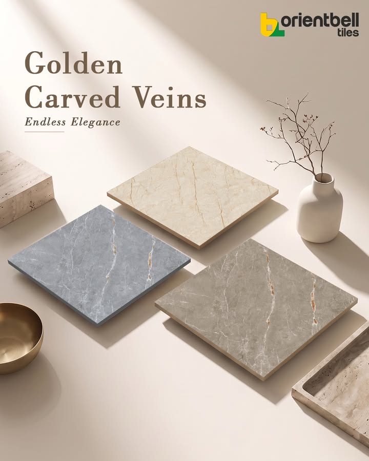 Golden veins. Timeless appeal