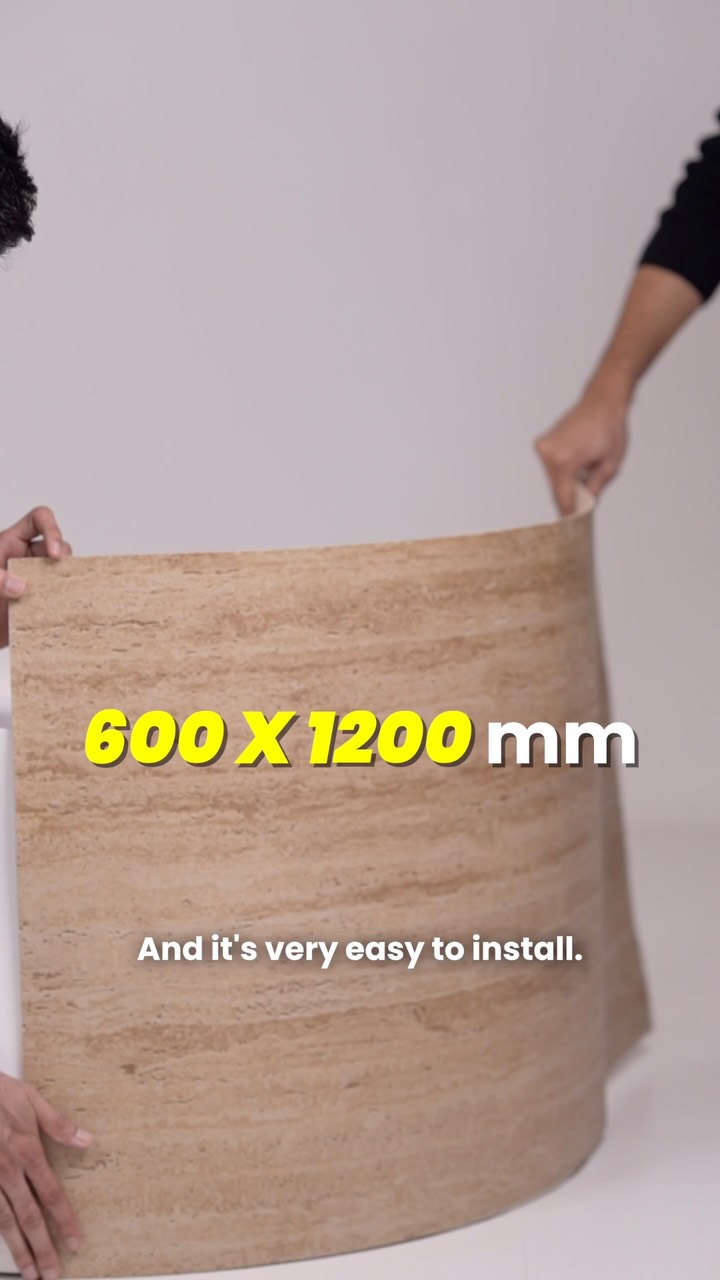 Thin in profile. Big on possibilities. At only 3mm, Flexi Tiles bring seamless style to almost any surface