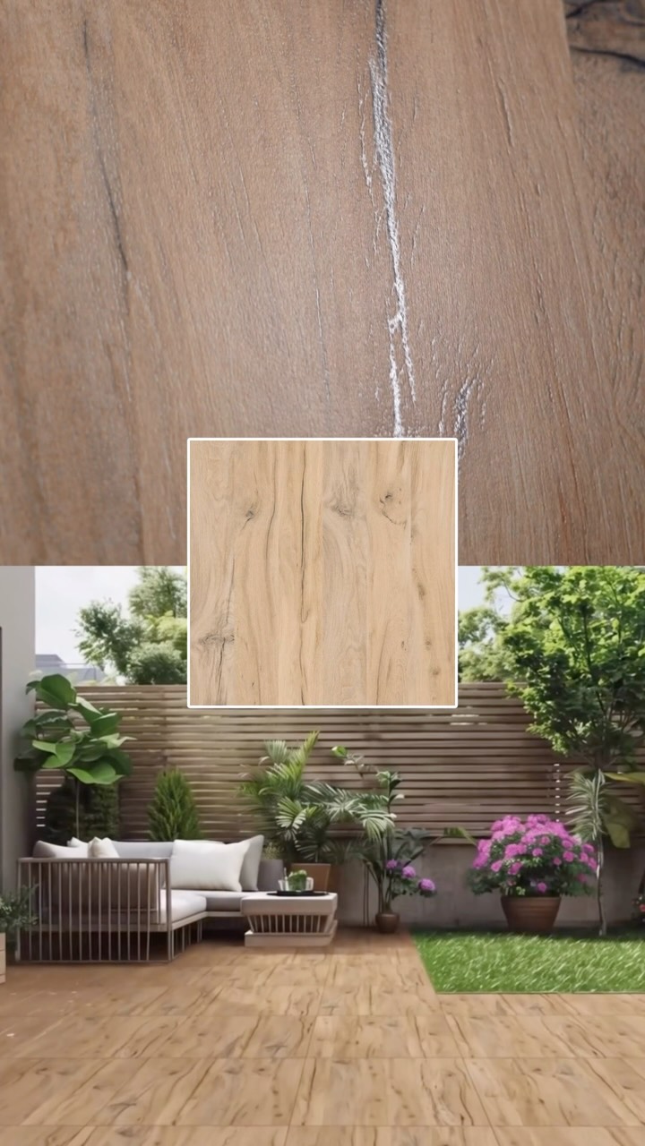 Carved like wood. Crafted for modern spaces. A timeless wooden finish, reimagined in tile