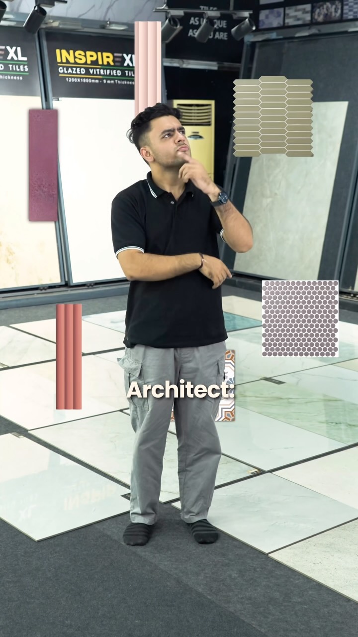 Whats on your mind For architects, its always tiles, textures, and the perfect spaces waiting to be designed