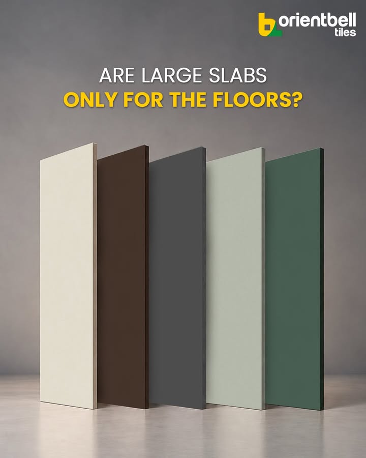 Large Slabs, More than flooring. A statement on every surface