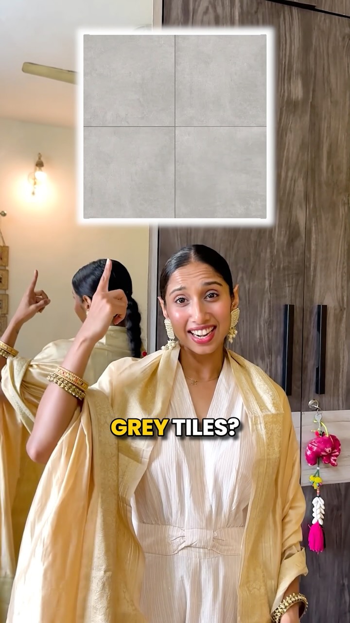 Make your grey tiles festive ready with a few simple styling touches that transform your space