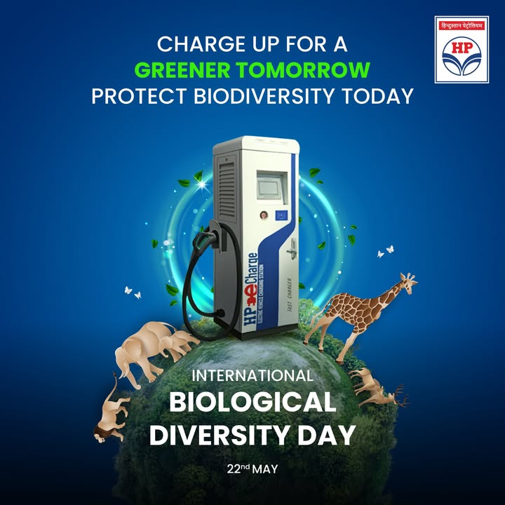 This InternationalBiodiversityDay, HPCL powers progress with purpose. The at HPCL Retail Outlets, support a greener, cleaner tomorrow where technology and nature thrive together This InternationalBiodiversityDay, HPCL powers progress with purpose