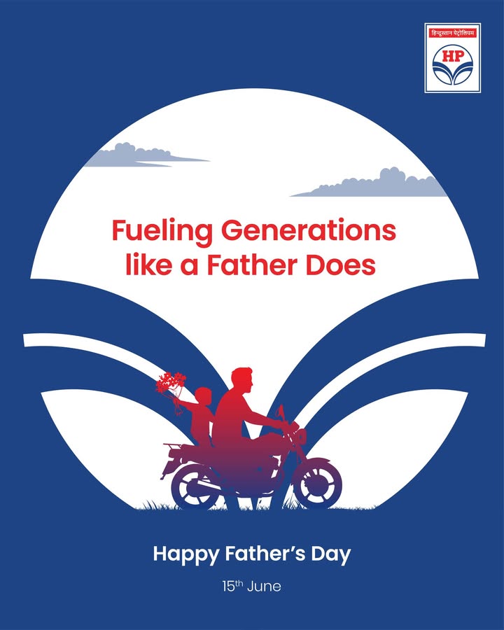 HPCL has stood by India like a father empowering, supporting, and energizing the myriad energy needs. This FathersDay, we salute dads and reaffirm our role fueling the nations journey. HPCL HPRetail MeraHPPump HPCL has stood by India like a father empowering, supporting, and energizing the myriad energy needs