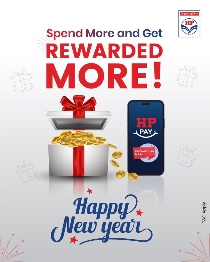 With Indias leading payment and loyalty app from HPCL, every payment earns you cashback as Happy Coins...