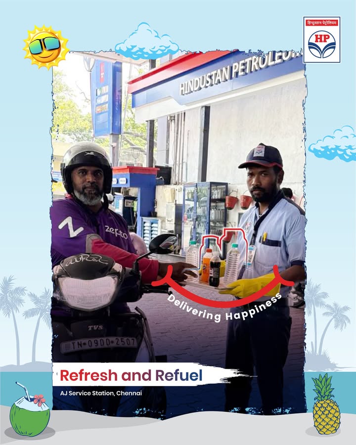 At HPCL, delivering happiness goes beyond every refueling experience
