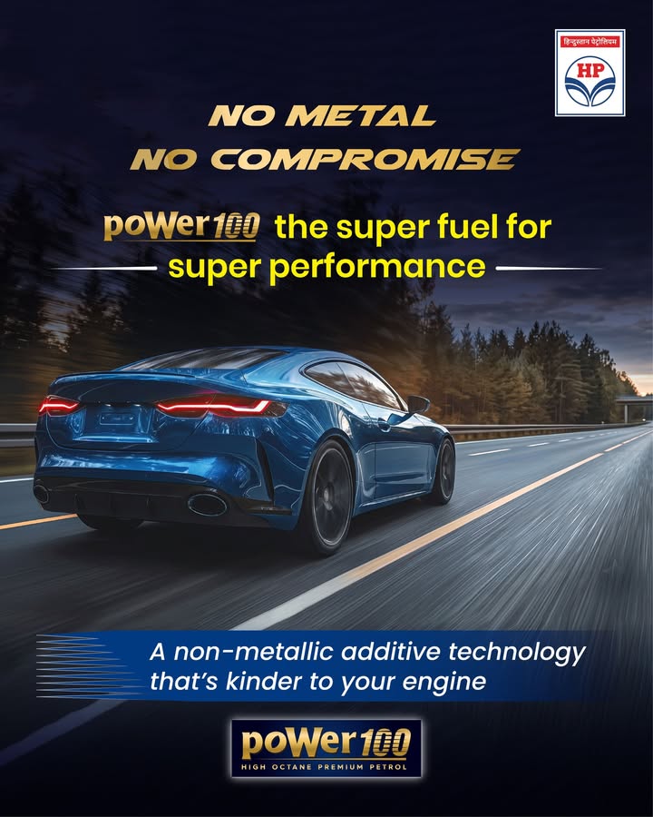 poWer100, an ultra premium branded petrol from HPCL is currently one of the highest octane rated petrol available in India