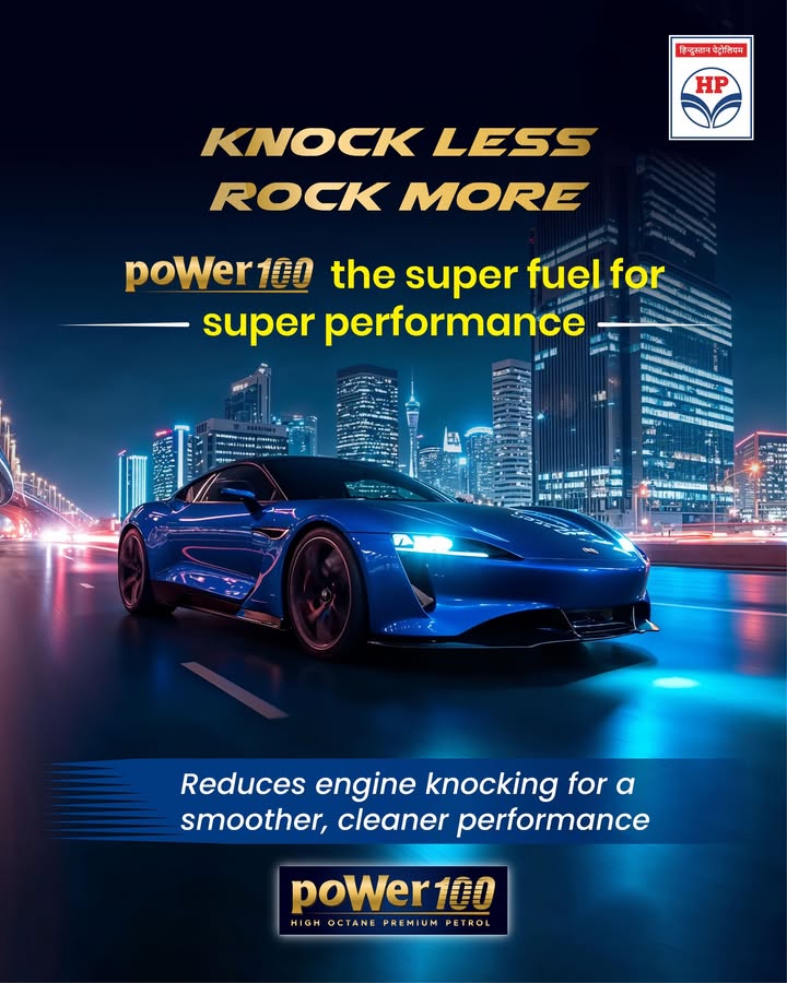 Take your drive to the next level with High Octane Premium Petrol from HPCL