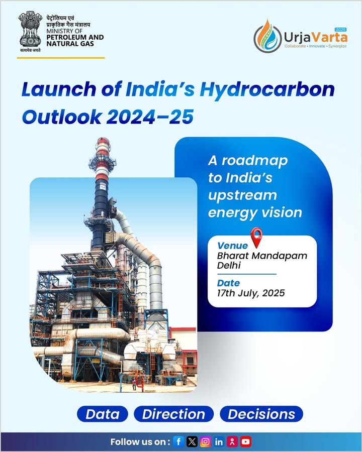 Launch of Indias Hydrocarbon Outlook 2024 25 a roadmap to energy security
