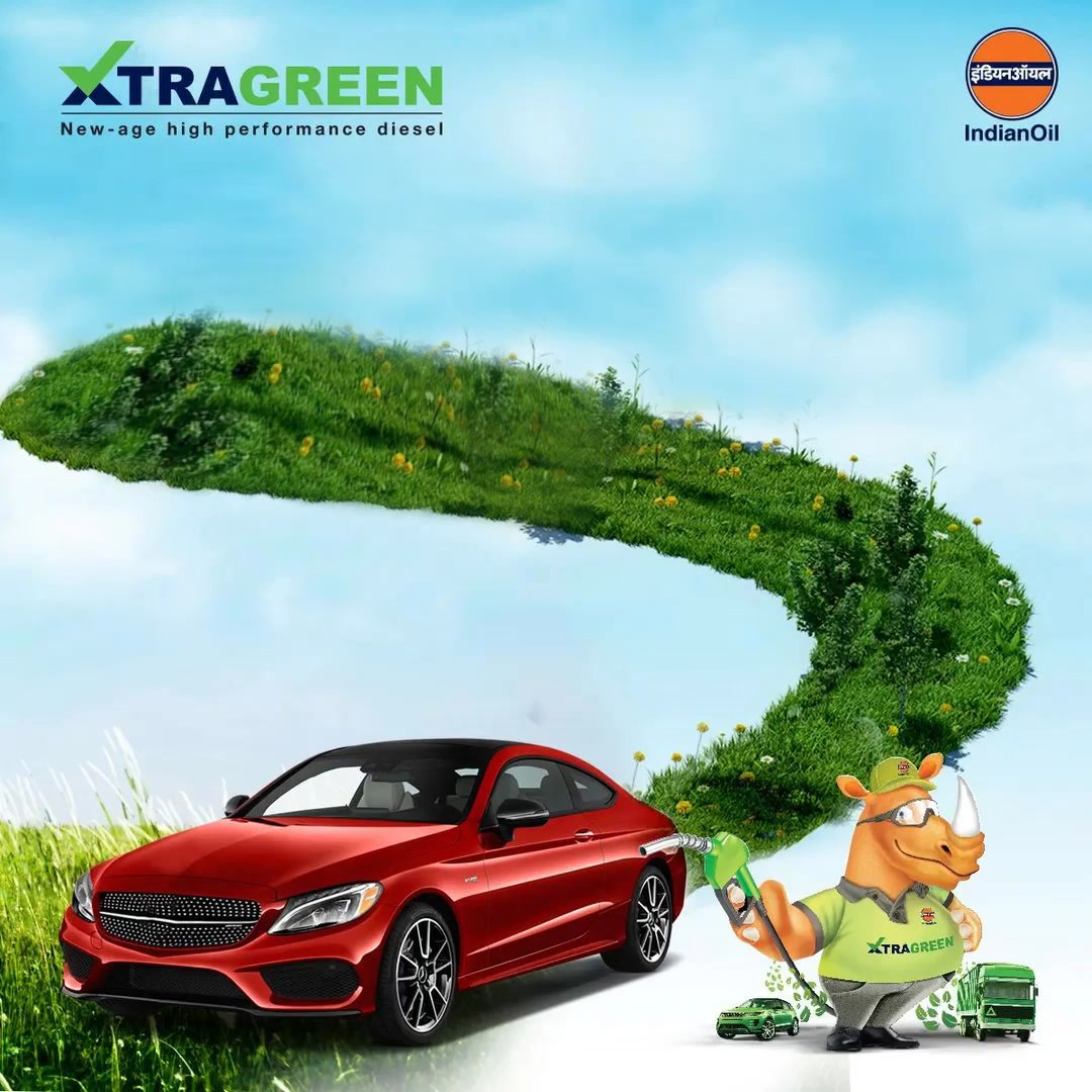 Switch to XTRAGREEN diesel by IndianOil to make the environment greener