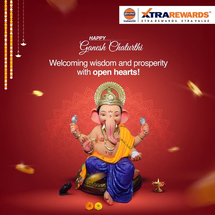 Wishing you wisdom, prosperity, and joy this Ganesh Chaturthi. May new beginnings bring happiness to every home