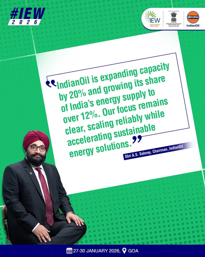 IndianOil is scaling up with purpose expanding capacity, strengthening its share in Indias energy supply, and driving bold t...