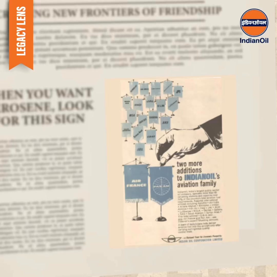 In 1969, IndianOils aviation network welcomed two international carriers, reinforcing its position as Indias leading aviatio...