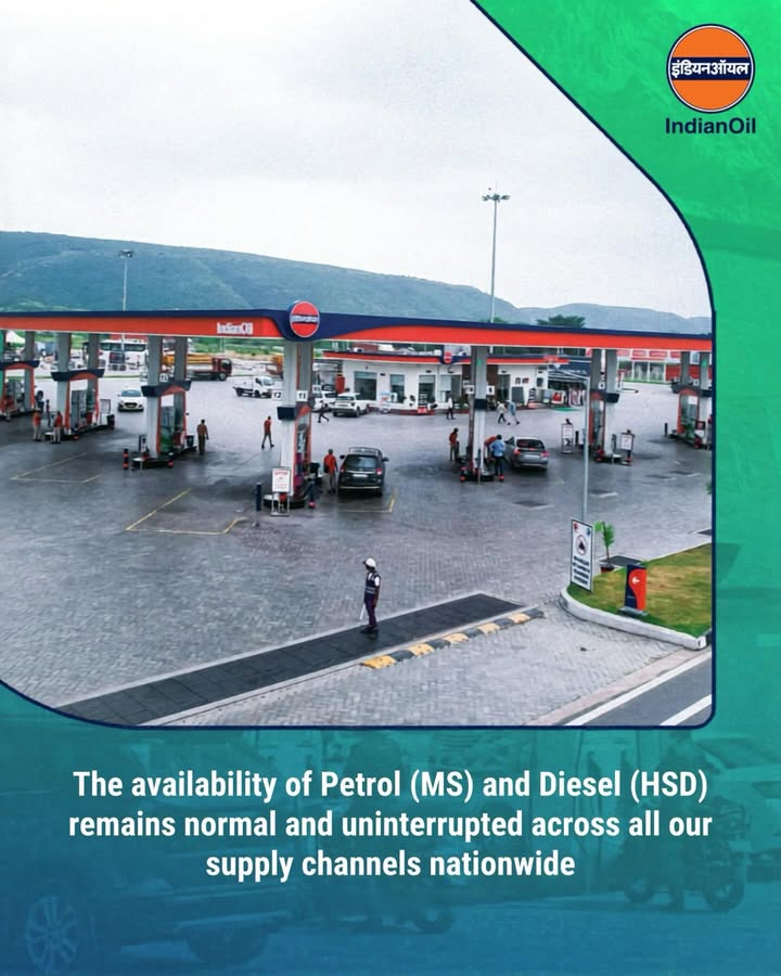 At IndianOil, reliability is our commitment. Fuel availability across the nation remains steady and uninterrupted