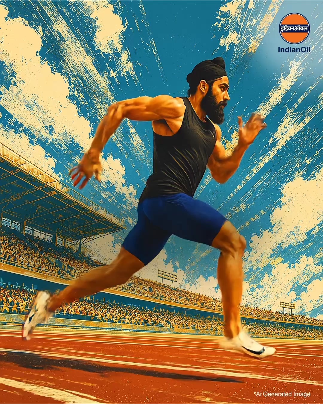 10.09 seconds. One historic sprint