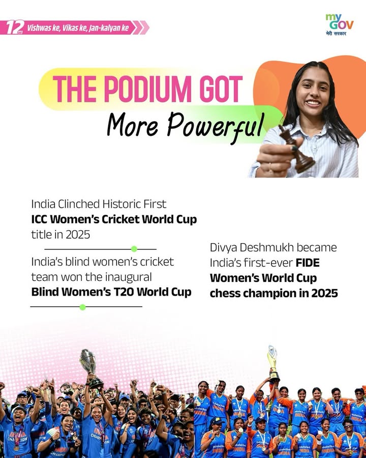Indias women are increasingly becoming global symbols of achievement. 12YearsOfNariShakti