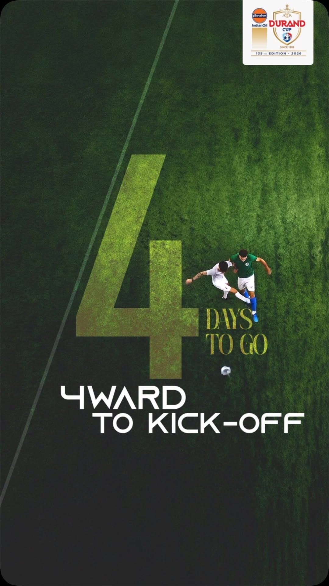 4 Days to Go Every countdown brings us closer to the roar of the crowd, the thrill of the game and the pride of Indian foot...