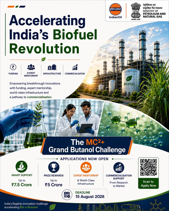 Accelerating Indias Biofuel Revolution The MC Grand Butanol Challenge is your opportunity to transform breakthrough idea...