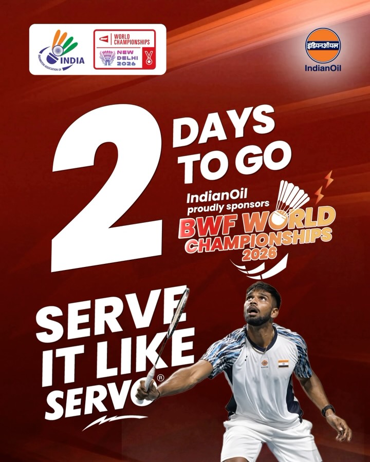 Just 2 days to go for the BWF World Championships 2026 Indias finest are ready to take the court, and were ready to ch...