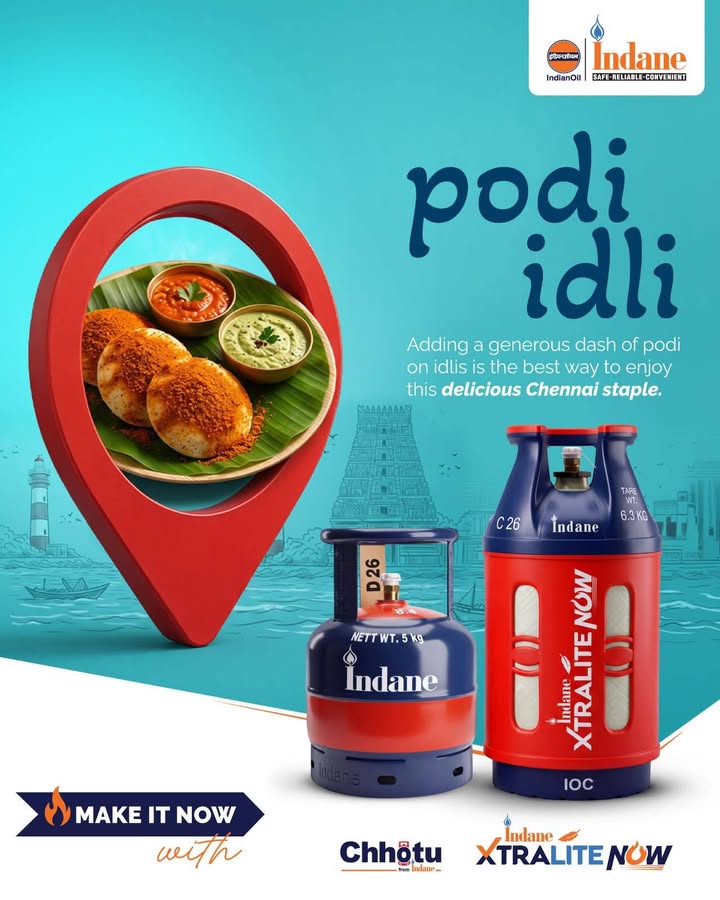 Vanakkam Chennai Podi idli a little spicy, a lot delicious In Chennai, everyday meals deserve everyday conven...