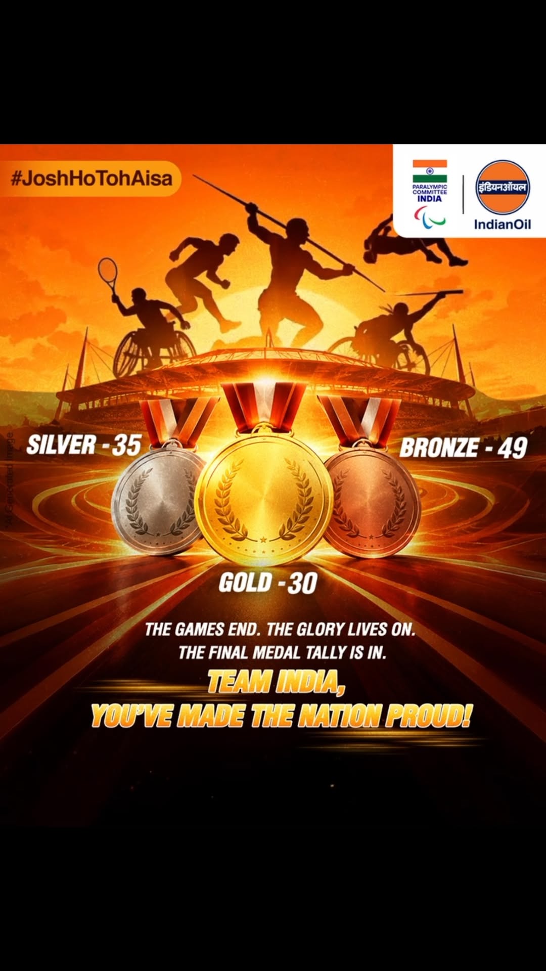 A historic high for India With its highest ever medal tally at the Asian Para Games 2026, Team India has showcased the tr...