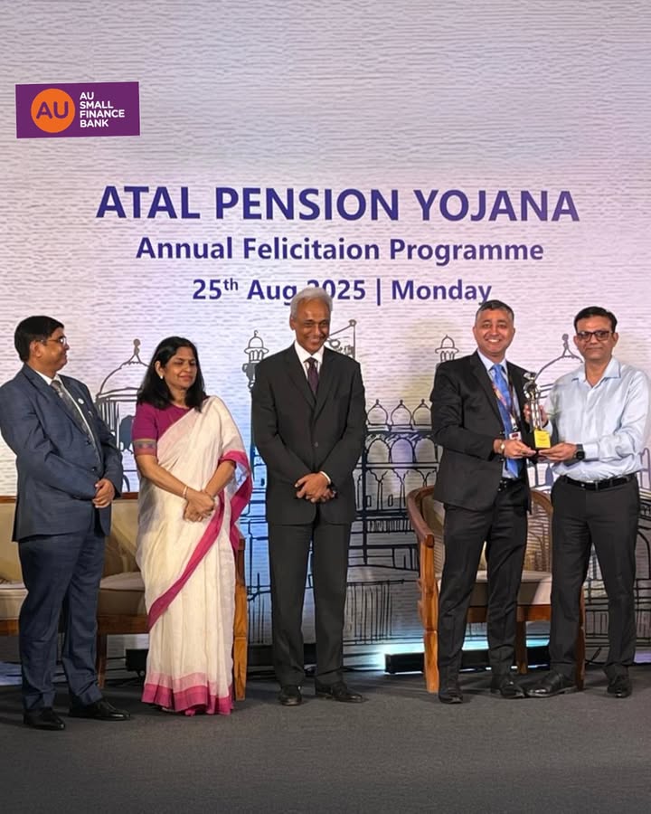 We are delighted to share that AU Small Finance Bank has won the APY Annual Award of Ultimate Achiever for achieving the hig...
