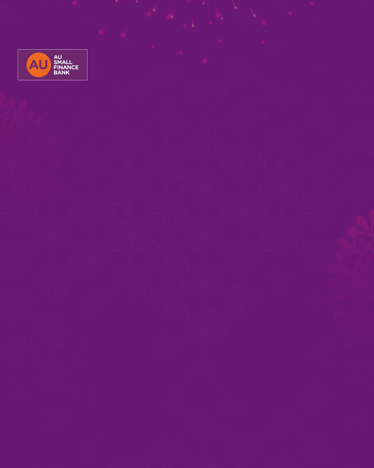 Celebrating the bonds that thrive on safety and trust. AU Small Finance Bank wishes you a Happy Bhai Dooj