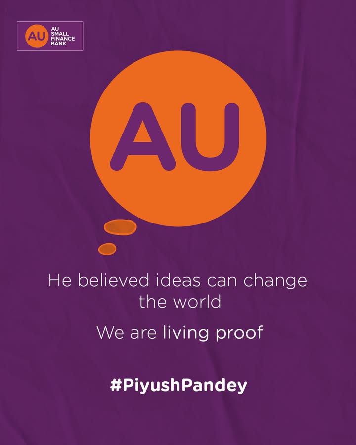 When advertising legend, Piyush Pandey, imagined the AU circle, he didnt just design a logo, he captured a purpose