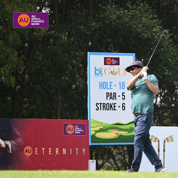 AU Small Finance Bank is proud to be the Presenting Partner of the Business Today Golf Tournament 2025 26 series