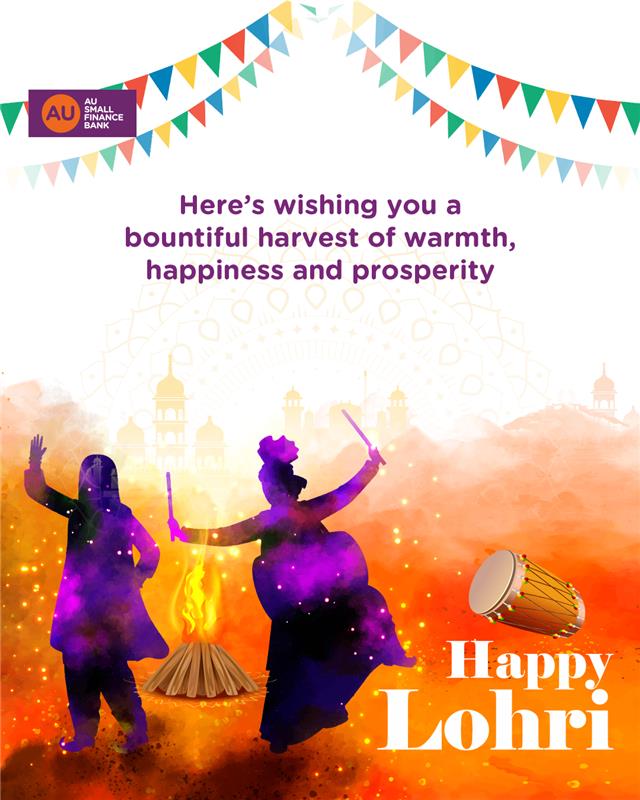 Celebrate the harvest. Embrace the warmth. Welcome the joy. Happy Lohri HappyLohri AUSmallFinanceBank