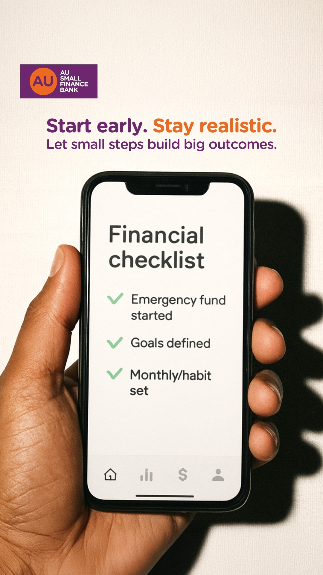 Financial goals work best when theyre set early