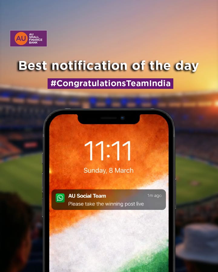 Champions once again. What a performance, Team India CongratulationsTeamIndia Champions t20WorldCup