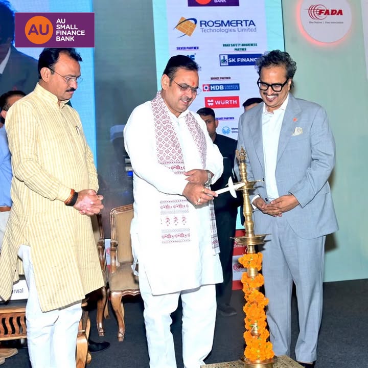 AU Small Finance Bank was proud to be part of FADA Rajasthan Vyapar Rajasthan 3