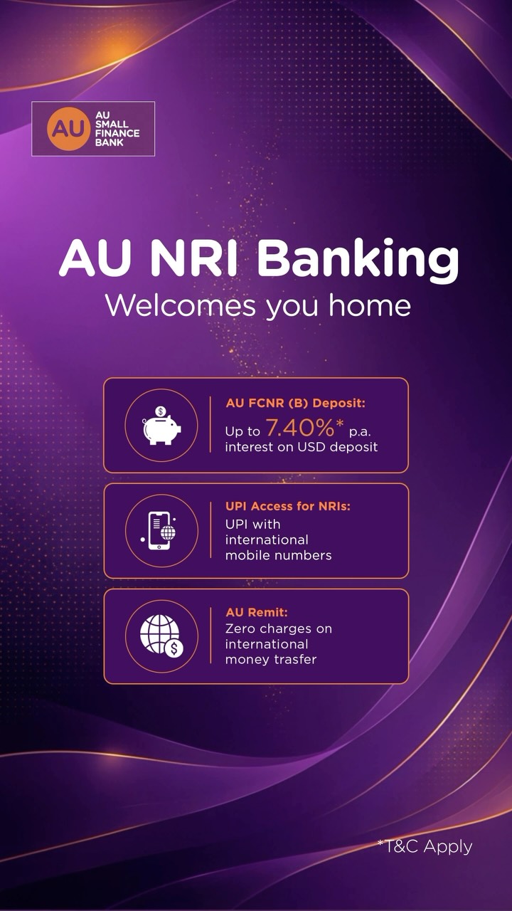 Global dreams. Indian at heart. Come home to banking that understands your journey