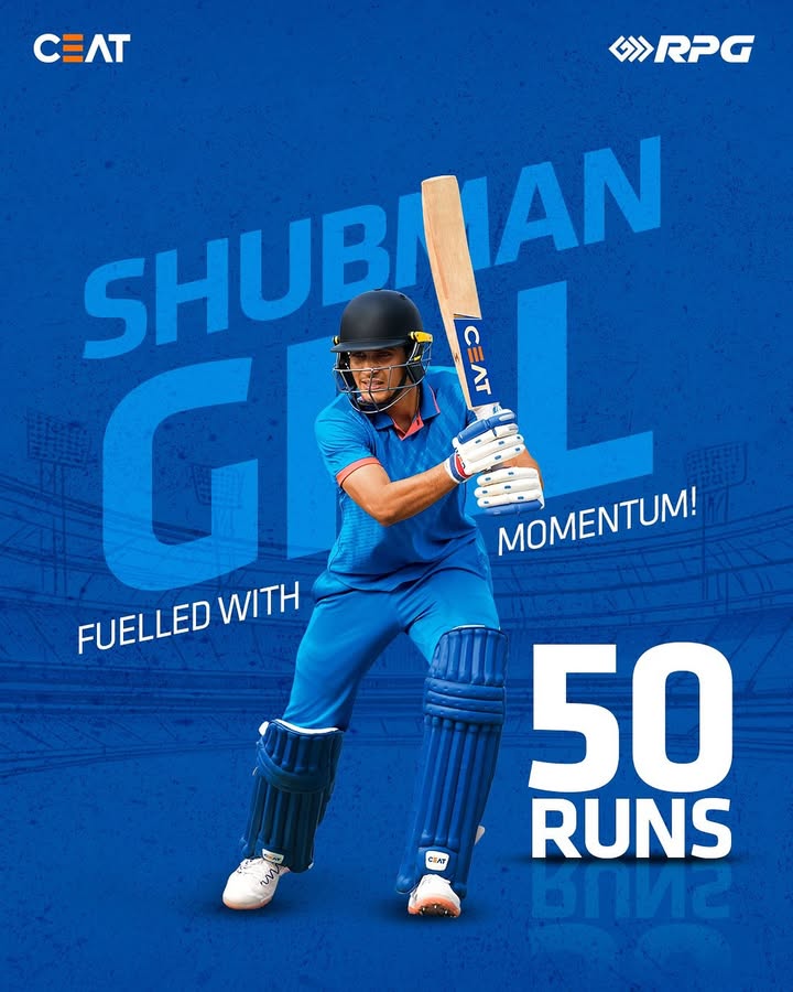 A half century of pure timing and technique shubmangill odicricket cricket teamindia indvseng